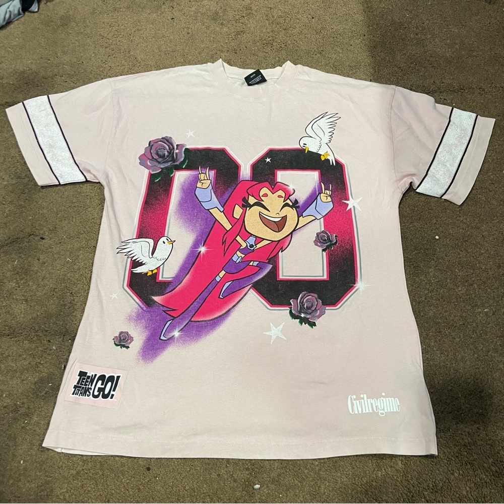 Civil Regime Teen Titans Go! Starfire T-Shirt Oversized Tee Sz Medium - Picture 1 of 4